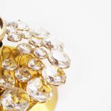 Brass and glass ‘jewe’l wall light by Palwa – Germany 1970’s