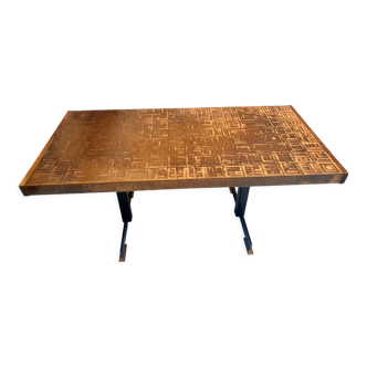 Brutalist Copper Coffee Table by Heinz Lilienthal, 1960s