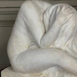 Large Workshop Plaster, Young Nude Woman, Signature on the Base