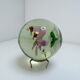 Paper press ball parchment flower, frogs and vintage insects