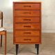 Commode scandinave vintage en teck