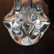 Pied de lampe (grand modèle) verre transparent années 1950