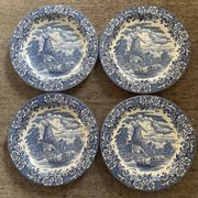 Série de 4 assiettes creuses Royal Tudor Ware England