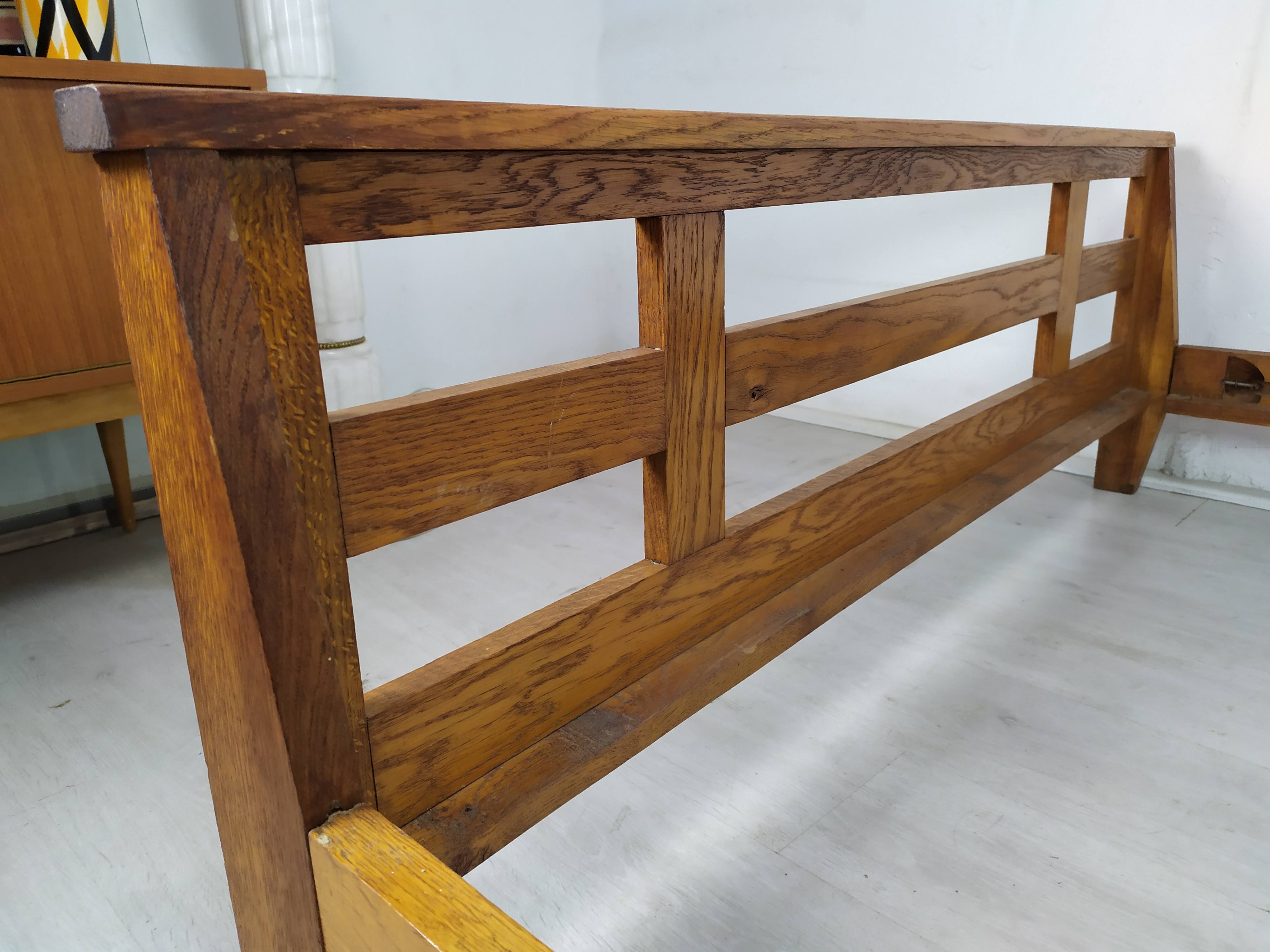 Bed 140 vintage oak