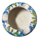 Blue flowers ceramic ashtray