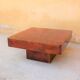 Table basse vintage en palissandre