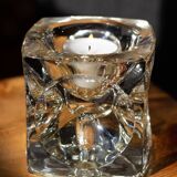 Reversible Bohemian crystal photophore - 60s or 70s