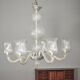 Venini ceiling lamp in Murano glass, 1950