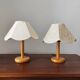 Paire de lampes vintage – style scandinave