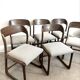 Lot de six chaises « traîneau » Baumann assises restaurées