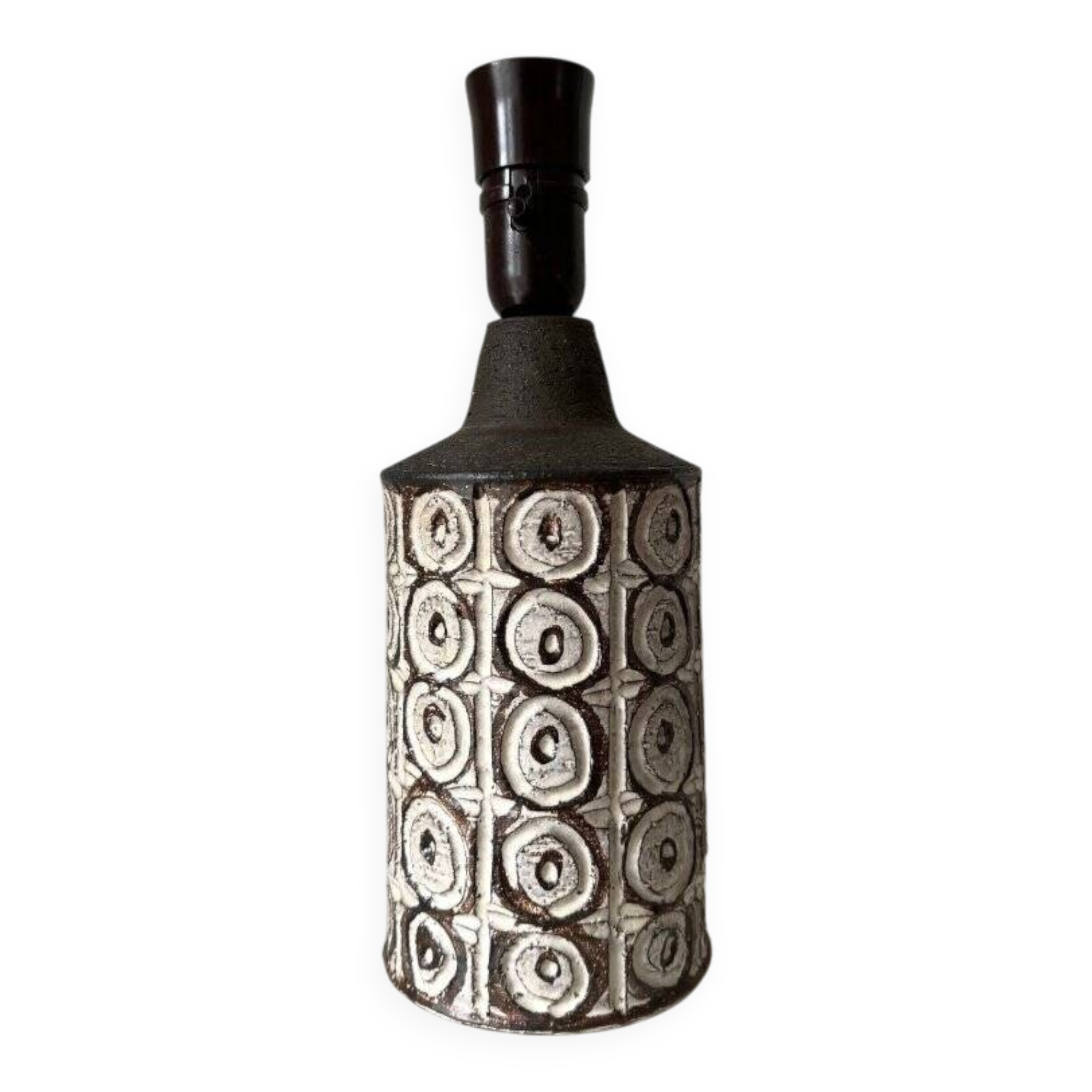 Lampe de table en grès Axella danoise vintage, années 1960