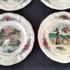 6 Sarreguemines earthenware dessert plates Model Obernai