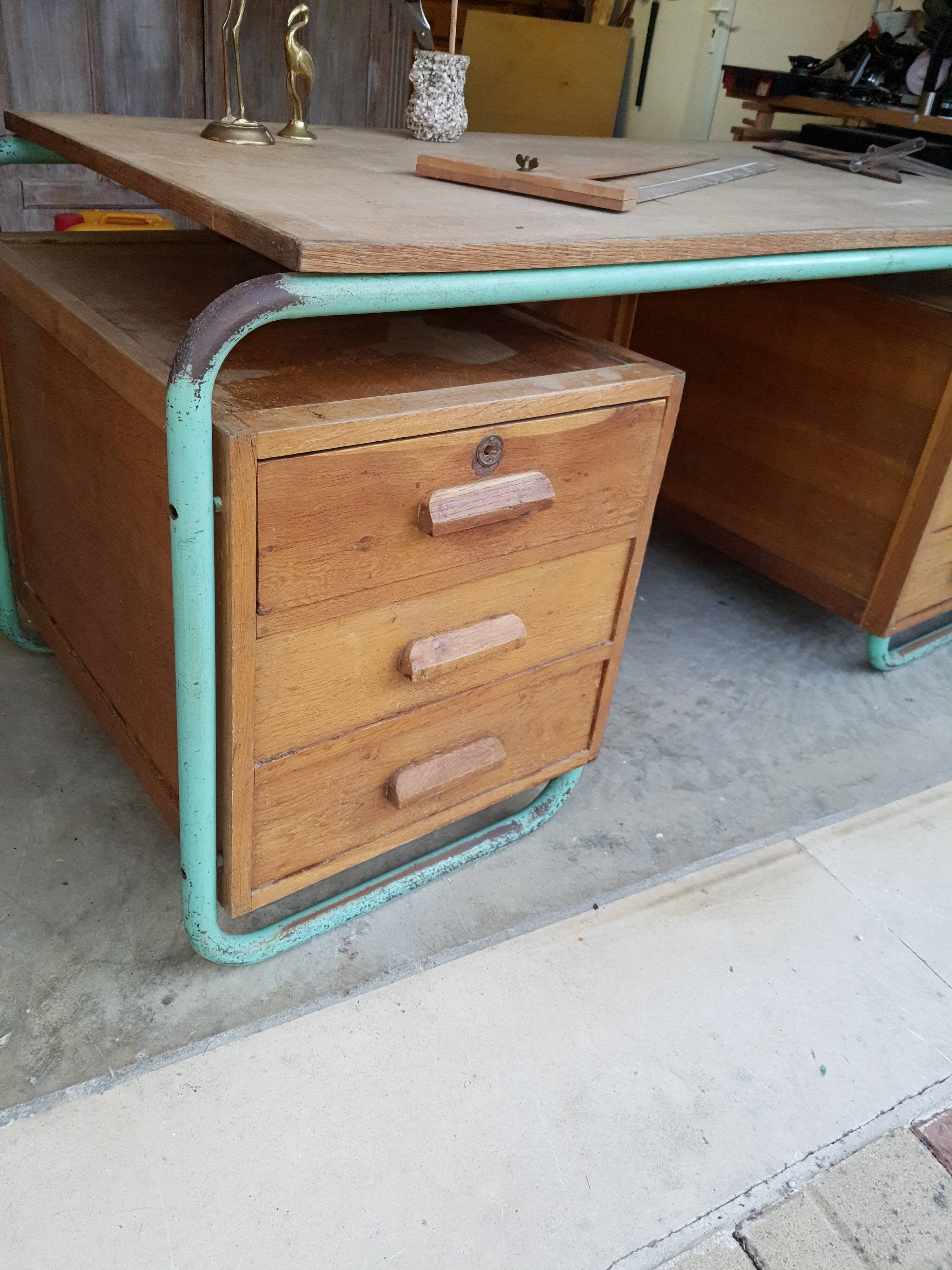 Vintage school master desk