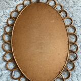 Rattan mirror