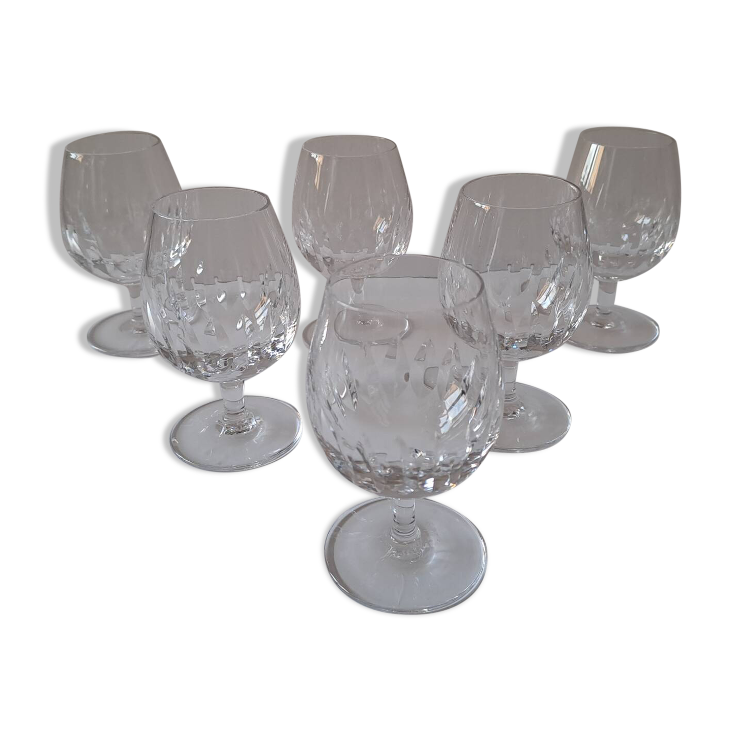 6 brandy glasses Bayel Cristallerie Royales De Champagne