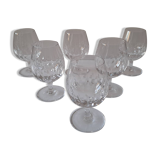 6 brandy glasses Bayel Cristallerie Royales De Champagne