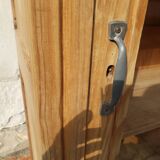 Parisian cabinet glazed raw wood