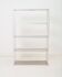 Smoked glass and metal shelf, 1970s