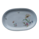 Oval serving dish in Bavarian porcelain