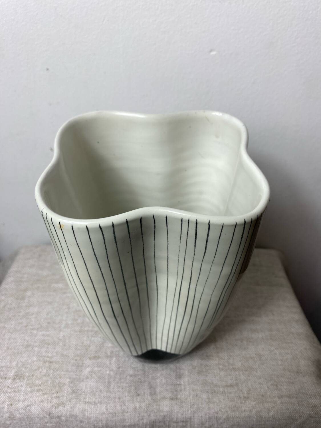 Vintage ceramic vase from Italy