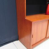 Vintage teak library