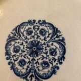 Dessert plate Opaque porcelain from Gien model Biarritz