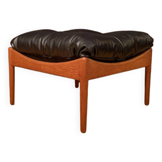 Ottoman, Modus pouf designed by Kristian Vedel, Soren Willadsen Mobelfabrik, Denmark, 1960s