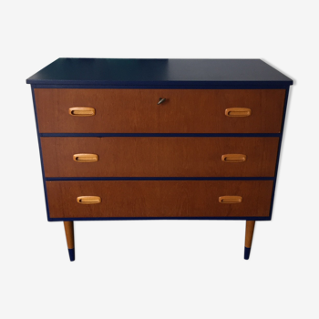 Chest of drawers teak of the 1960s