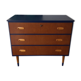 Chest of drawers teak of the 1960s