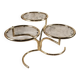 Modular brass coffee table, Morex, Italy, 1970