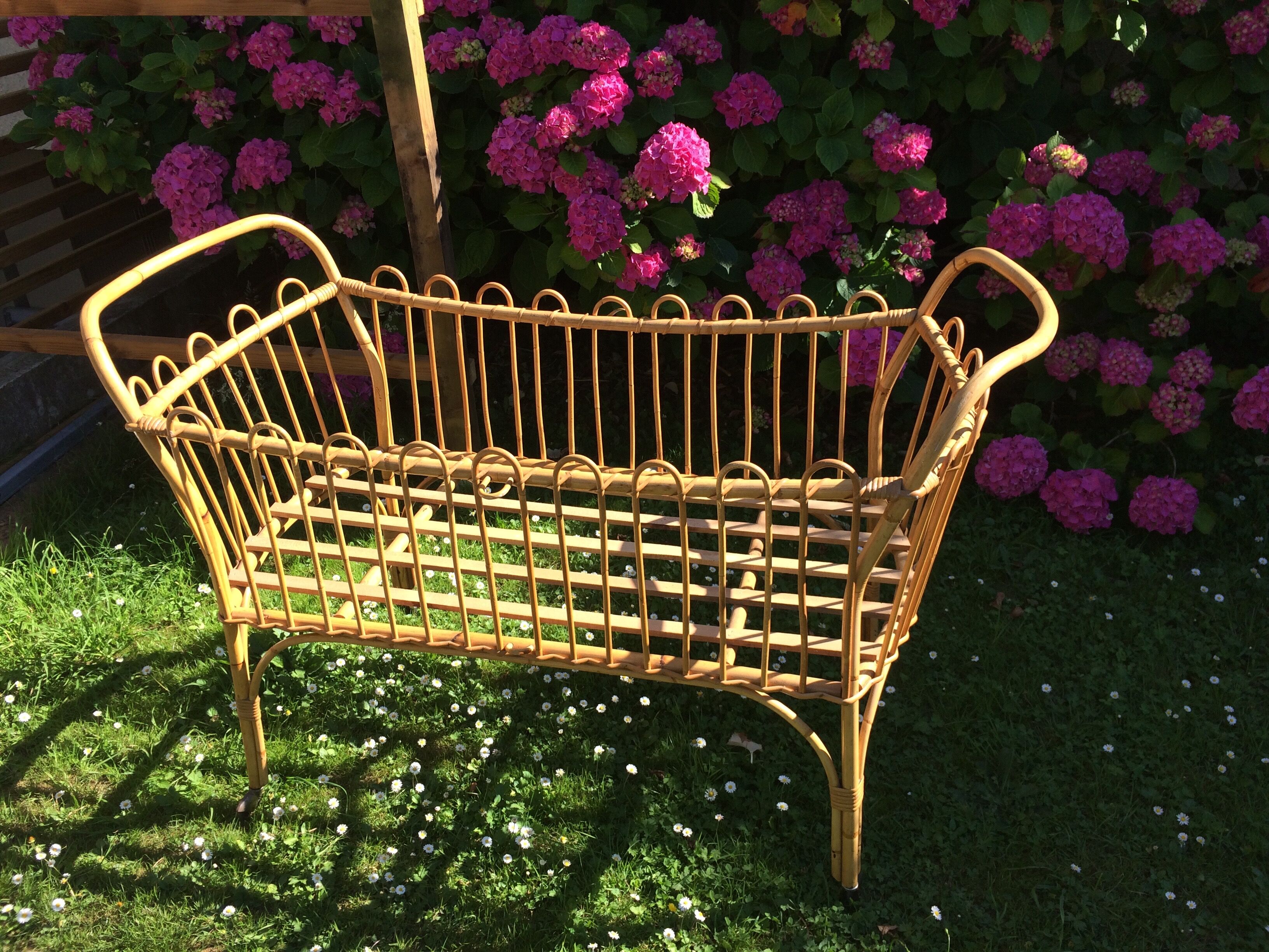Bed child rattan