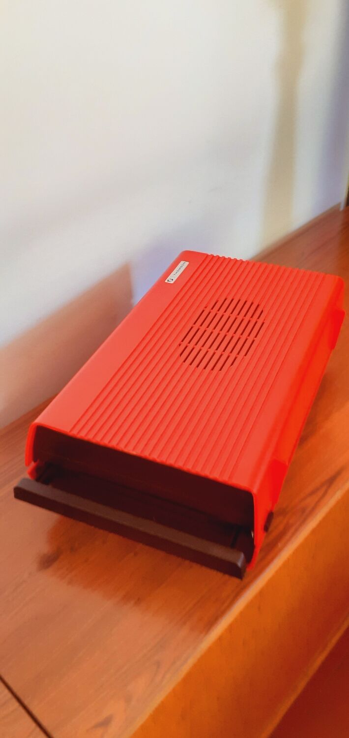 Vintage 60 year Thomson portable record player.