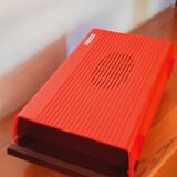 Vintage 60 year Thomson portable record player.