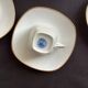 Cups and saucers fine porcelain Raynaud