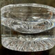 Daum crystal ashtray signed