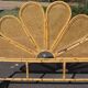 Rattan and bamboo bed Italy 1960