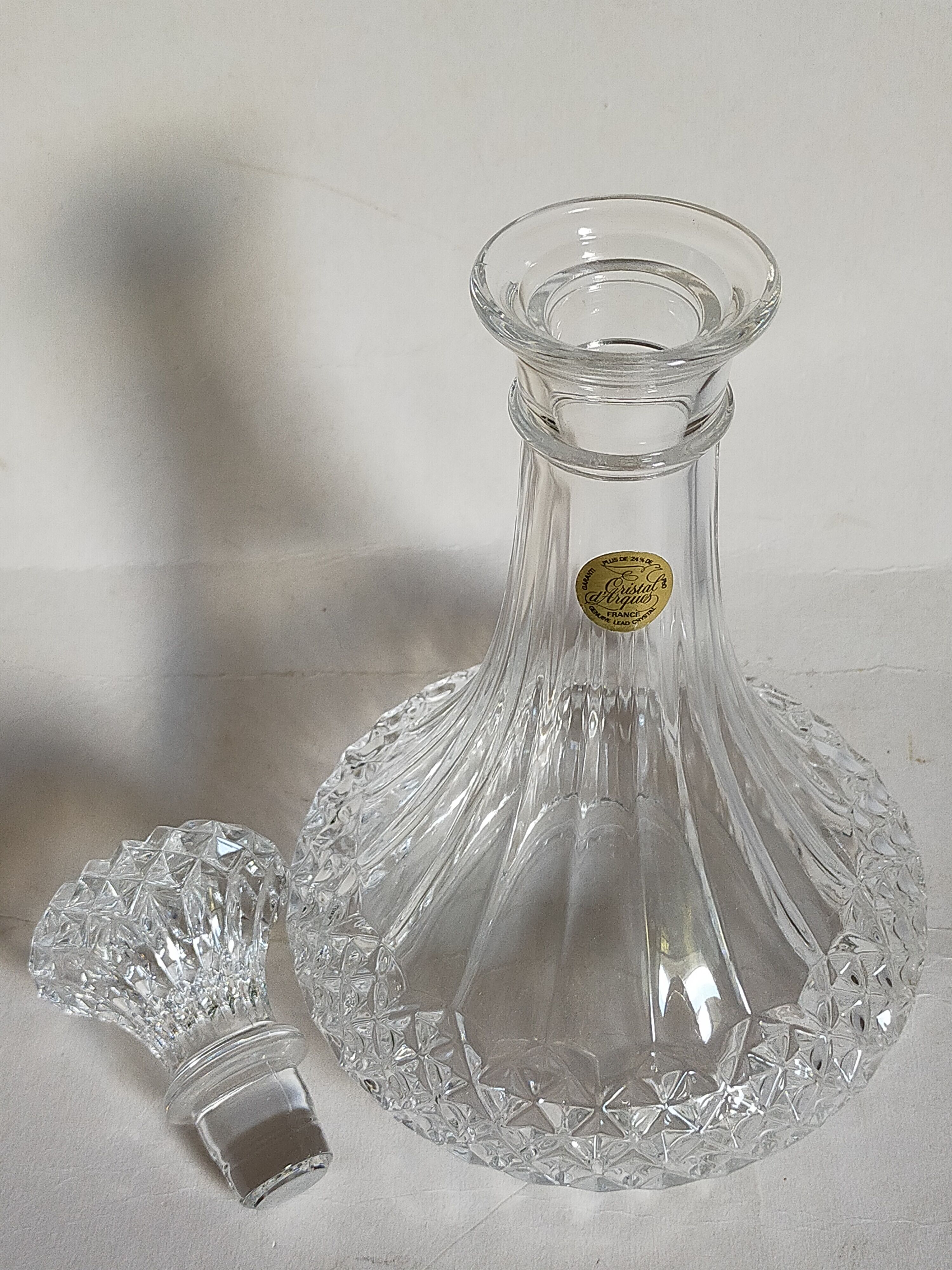 Vintage Arques crystal decanter