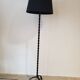 Brutalist wrought iron floor lamp