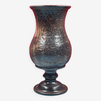 Grand Vase signée Jean Marais - 30 cm - Céramique de Vallauris, Circa 1960