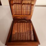 Box of cigars and mahogany cigarettes