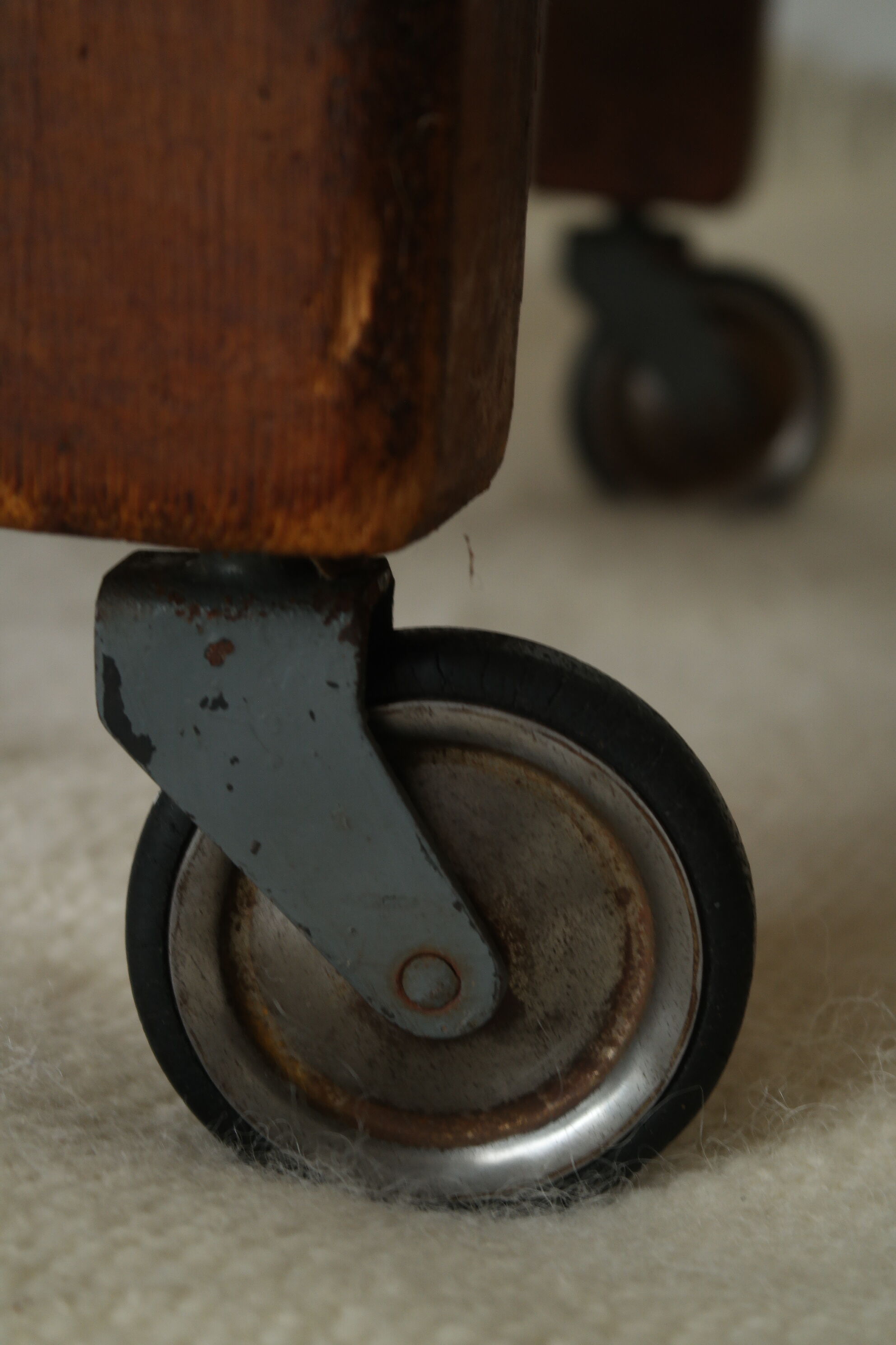 Vintage wooden side table