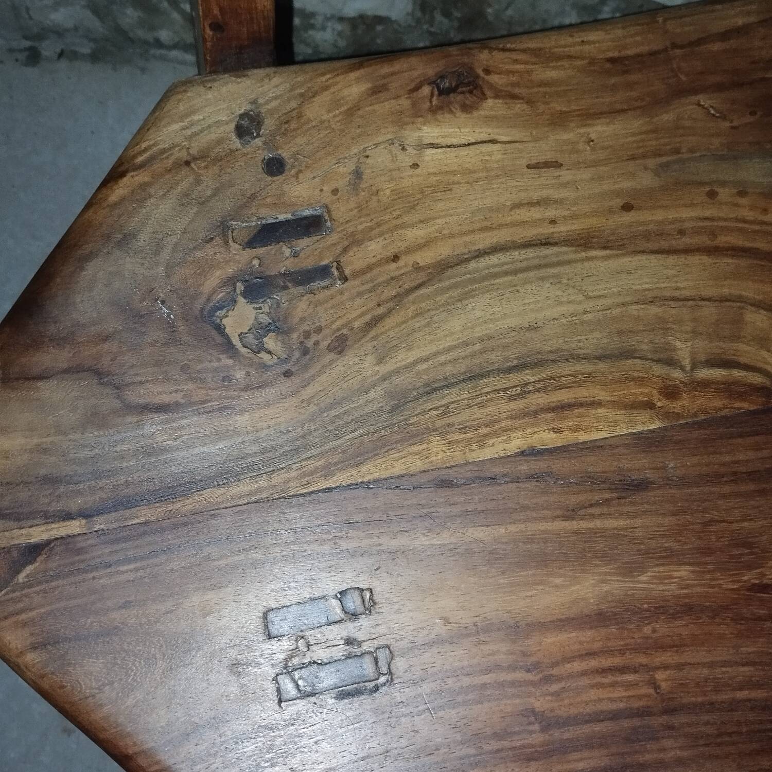 Pair of brutalist chairs from the 70s