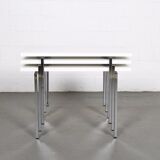 Modernist stackable tables by Trix & Robert Haussmann