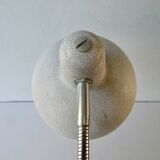 Articulated lamp Aluminor, in light gray metal of the 50s