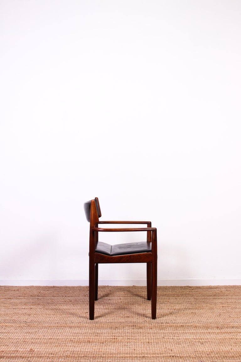 Chaise en palissandre par Kurt Østervig pour KP Møbler