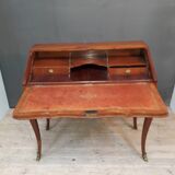 MOREAU-stamped mahogany scriban burreau