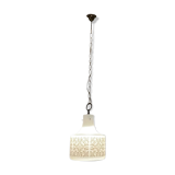Suspension italienne en verre opalin