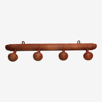 Wooden coat rack