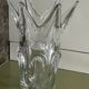 Old large giraffe vase with spikes, crystal, VANNES, Art Deco design, 35 cm.
