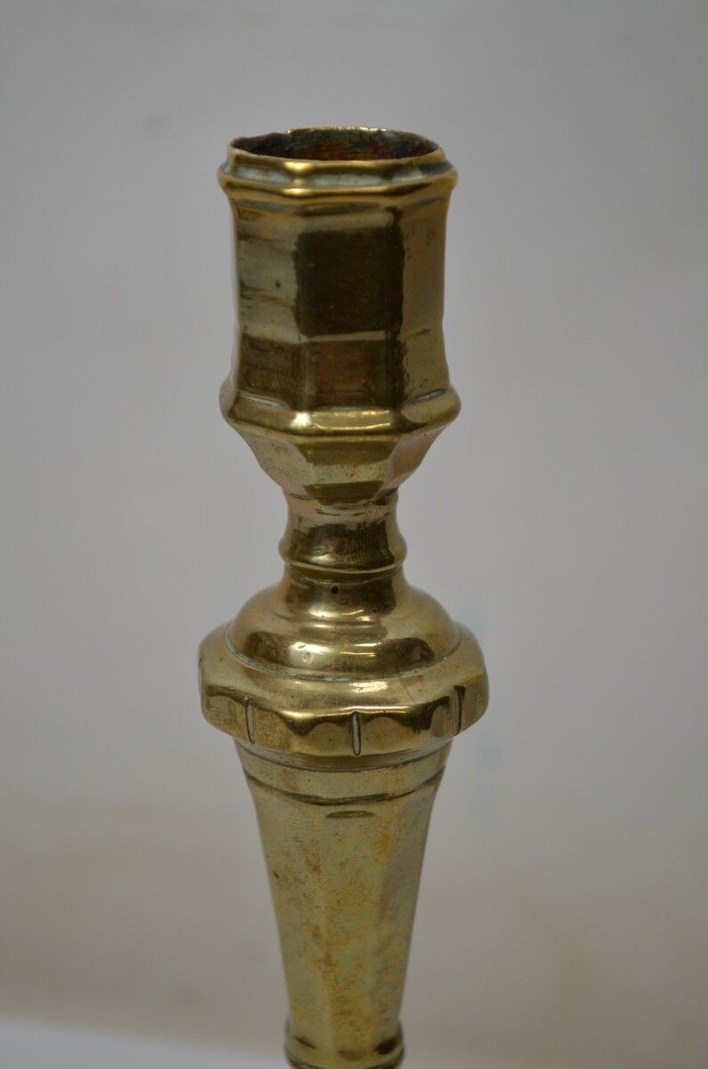 Pair of torches - Bronze chandeliers base with sides